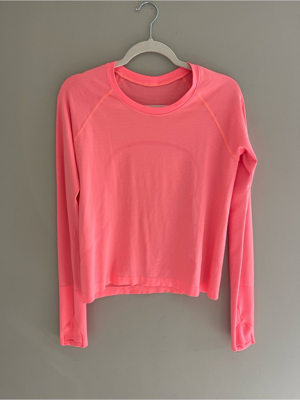 Lululemon Swiftly Tech Long-Sleeve Shirt 2.0 Coral